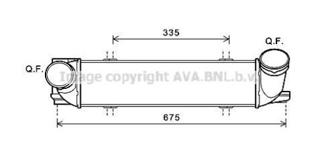 Интеркулер - AVA COOLING BW4438