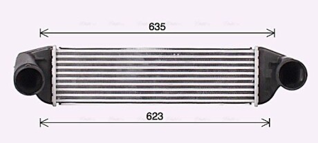 Охолоджувач наддувального повітря - AVA COOLING BW4581