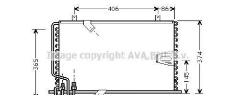 Конденсатор, кондиционер - AVA COOLING BW5184