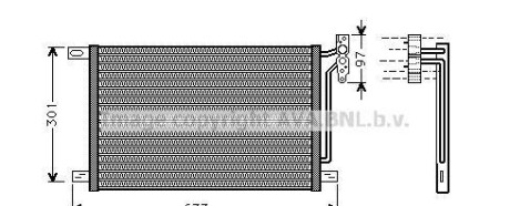 Конденсатор, кондиционер - AVA COOLING BW5215