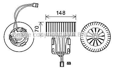 Компресор салону - AVA COOLING BW8539