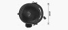 Вентилятор отопителя салона BMW 3F30 4F32 1F20 1F21 AVA - ((64119237557, 64119350395)) AVA COOLING BW8611 (фото 2)