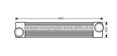 Фото товара Інтеркулер AVA COOLING BWA4346 : Купить на tto.com.ua