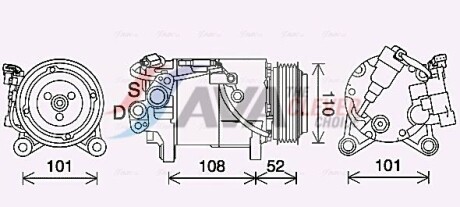 Компресор - AVA COOLING BWAK567