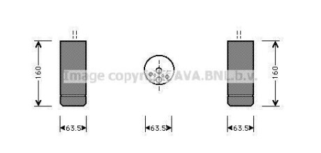 Осушувач, Система кондиціонування повітря - AVA COOLING BWD063