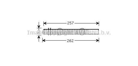 Осушувач кондиціонера BMW X5 E70 (07-) MT/AT AVA - (64506935921, 64509237857, 64539127927) AVA COOLING BWD298 (фото 1)