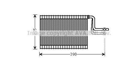 Випаровувач кондиціонера - AVA COOLING BWV365