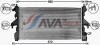Радіатор, Система охолодження двигуна CLEVER FIT - (1613996580, 1629086780) AVA COOLING CN2319 (фото 2)