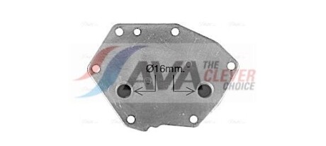 Радиатор масляный Ford Mondeo IV 2,2TDCI 07>, LR Evogue 2,2D 11>, PSA 2,2HDI 407 508 AVA - AVA COOLING CN3326
