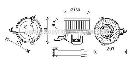 Компресор салону - AVA COOLING CN8511