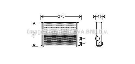 Теплообменник - (6448Q6, 6448S6, 6448S7) AVA COOLING CNA6305