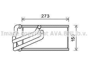 Теплообменник - (5191347AC, 5191347AA, 5191347AB) AVA COOLING CR6140