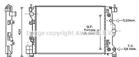 Теплообменник - AVA COOLING CTA2044