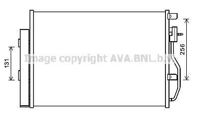 Радіатор кондиціонера - AVA COOLING CTA5048D