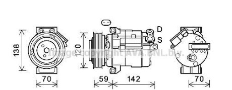 Компрессор - AVA COOLING CTK063