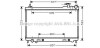 Радіатор охолодження двигуна Infinity FX35 03>08 AC+/- AVA - (21460CG000, 21460CM80B) AVA COOLING DN2304 (фото 1)