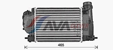 Фото 3 - Интеркулер AVA COOLING DN4469
