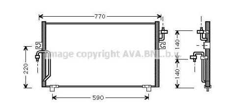 Конденсатор, кондиционер - AVA COOLING DN5182