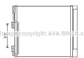 Конденсатор - (92100JX51A, 92131JX51A) AVA COOLING DN5355D