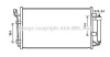 Радіатор кондиціонера Nissan Leaf (11-) AVA - ((921003NA0A, 921103NA0A)) AVA COOLING DN5387D (фото 1)