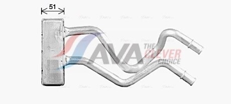 Теплообмінник, система опалення салону - AVA COOLING DN6475