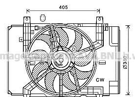 Вентилятор - AVA COOLING DN7532