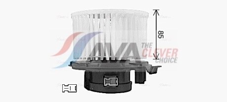 Фото 2 - Вентилятор пічки AVA COOLING DN8474