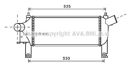 Охолоджувач наддувального повітря - AVA COOLING DNA4339