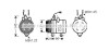 Компрессор, кондиционер - ((96528117, 96568208, 96568210, 96256053, 95485073)) AVA COOLING DWAK079 (фото 1)
