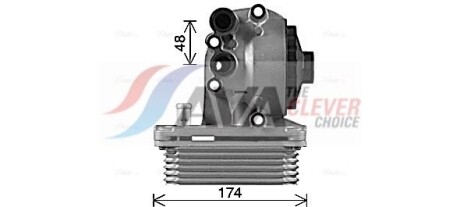 Масляний охолоджувач (теплообмінник) AVA - (1120407, 1127989, 1143708) AVA COOLING FD3623H