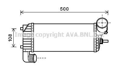 Теплообменник - (1712541, 1715728, 1732268) AVA COOLING FD4574