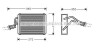 Радіатор обігрівача салону Ford Tranzit 00>06 AC+ AVA - (4042576, 4166487, YC1H18B539BB) AVA COOLING FD6317 (фото 1)