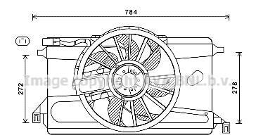 Вентилятор - AVA COOLING FD7561