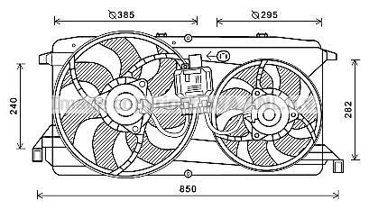 Вентилятор - AVA COOLING FD7579