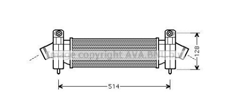 Интеркулер - (1124704) AVA COOLING FDA4341