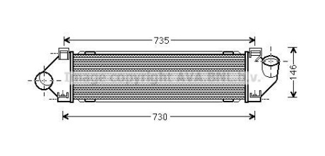Фото товара Інтеркулер AVA COOLING FDA4480 : Купить на tto.com.ua