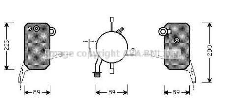 Осушувач кондиціонера - ((95VW19E647AC, 1002142, 7232457, 95VW19C808AC, 7332457)) AVA COOLING FDD119