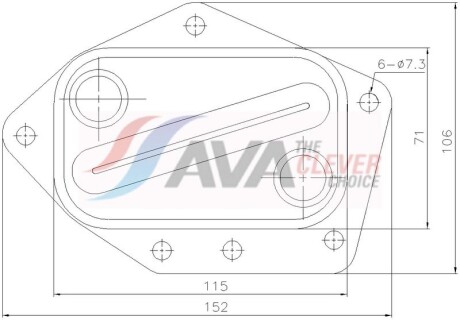 Фото автозапчастина AVA COOLING AVA COOLING FT3492: Купити на tto.com.ua