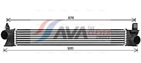 Фото 2 - Интеркулер AVA COOLING FT4482