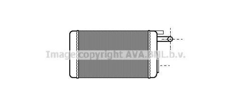 Теплообменник, отопление салона - (60809015, 7582699, 7590678) AVA COOLING FTA6106