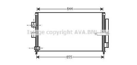 Ava радіатор кондиціонера honda civic viii (fa, fd) (05-) (ava) - (80110SNAA41) AVA COOLING HD5223D