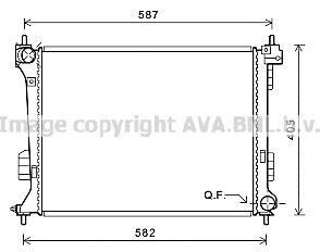 Фото товара Радіатор охолодження AVA COOLING HY2302 : Купить на tto.com.ua