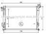 Радіатор охолодження двигуна AVA - (253102S510, 253102S550, 253102S650) AVA COOLING HY2372 (фото 1)