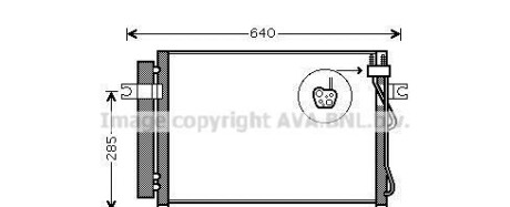 Конденсатор - (976061C300) AVA COOLING HY5195D