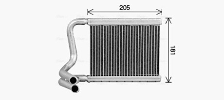 Радиатор отопителя салона Hyundai I20 (08-) AVA - AVA COOLING HY6594