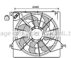 Вентилятор - AVA COOLING HY7562