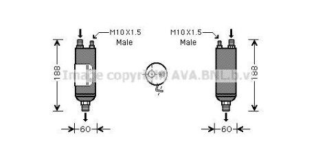 Осушувач кондиціонера - AVA COOLING HYD117