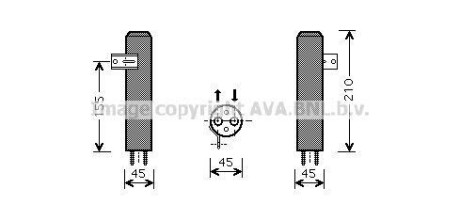 Осушувач кондиціонера - AVA COOLING HYD157