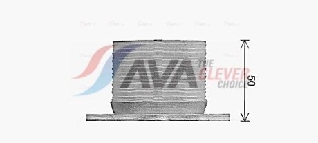 Фото 2 - Масляный радиатор AVA COOLING JE3079