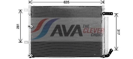 Радіатор кодиціонера - AVA COOLING JE5081D